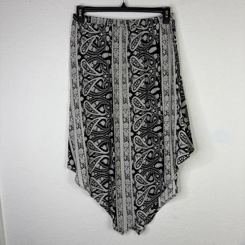 Seraphina Bandana Skirt Handkerchief Hem, Size M? Boho, Casual, summer, comfort